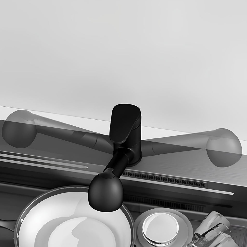 Kitchen faucet with pull-out spout and dual-mode spray head